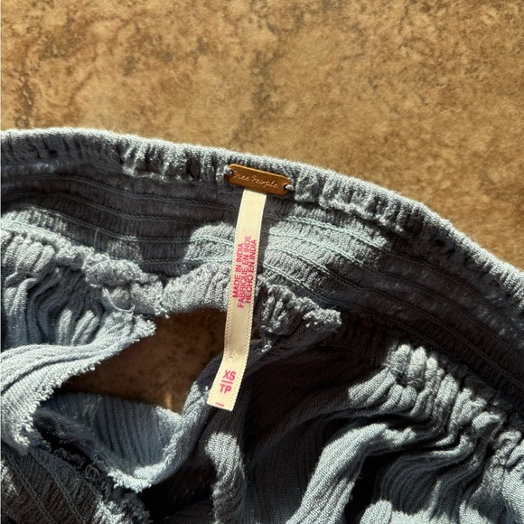 Rare Free People Look Into The Sun Maxi Dress Rainy Day Blue Size XS - Picture 7 of 10